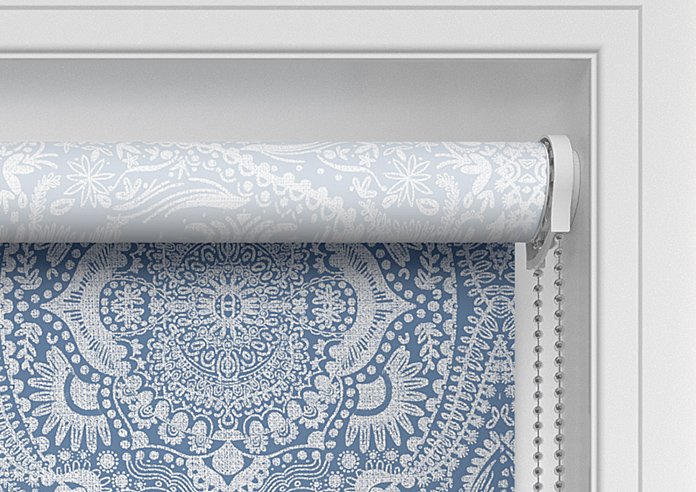 Tribe Mandala, Sapphire Blue - Twist&Fit Roller Blind - Image 11